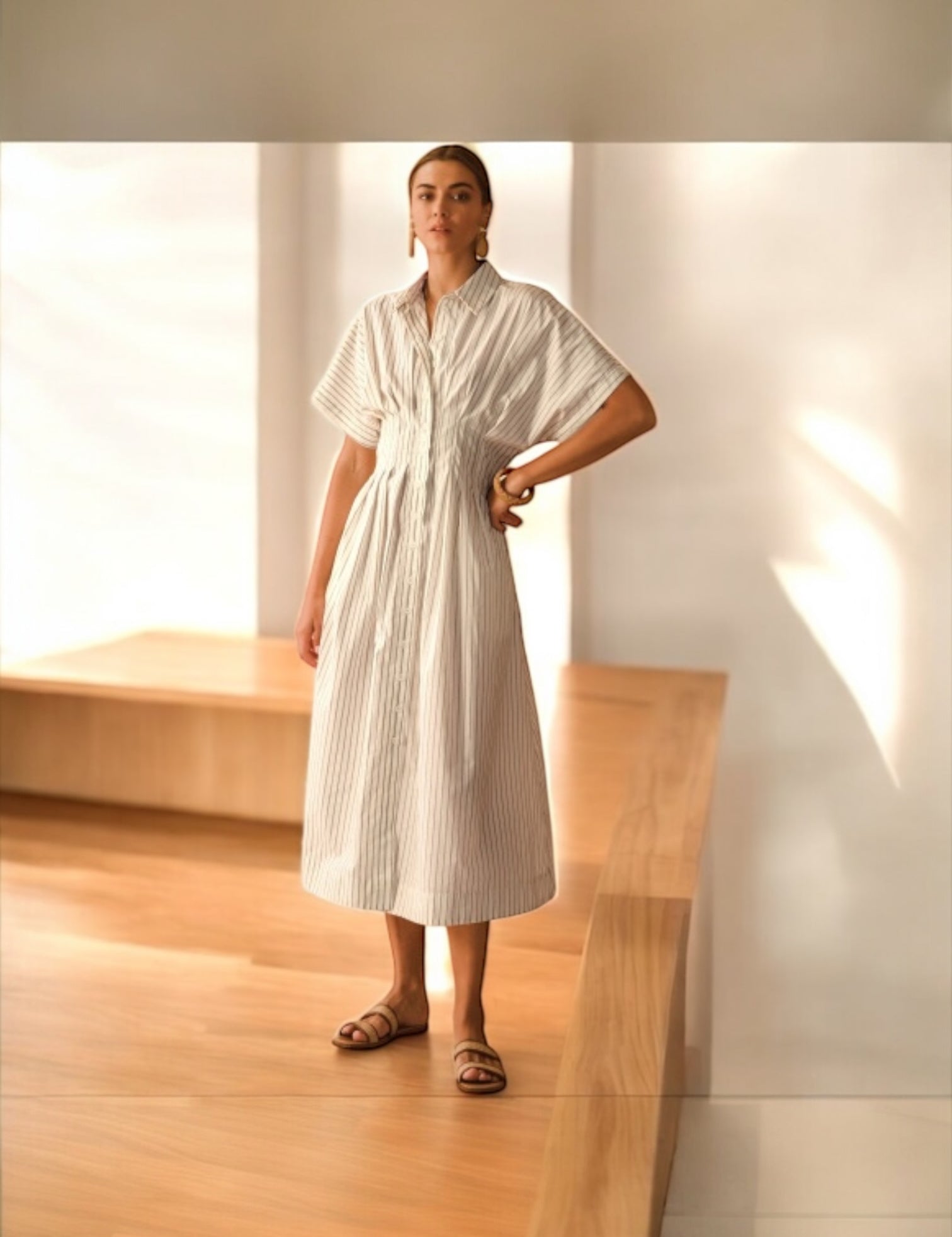Vestido Eleanor - Color Platino