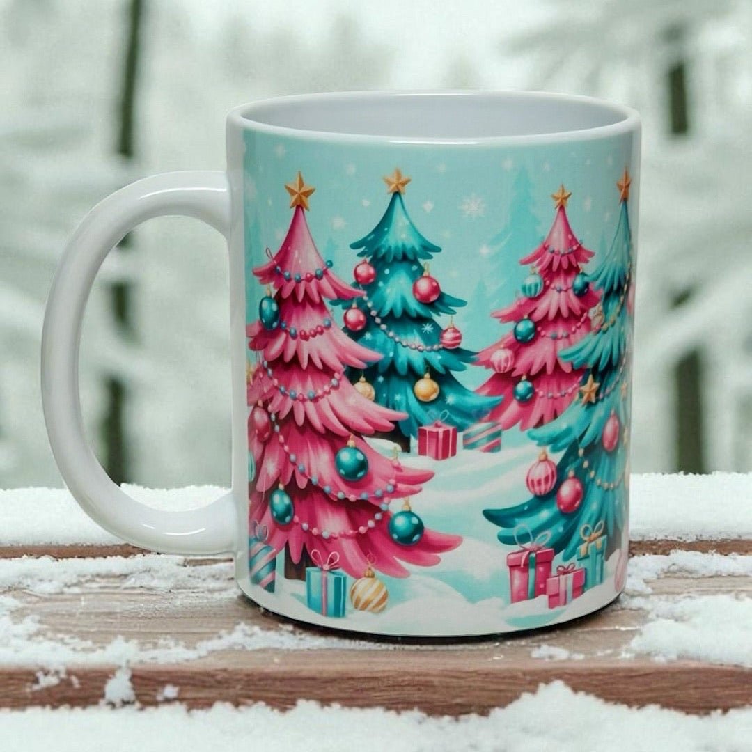 Tazas Navideñas - Color Platino
