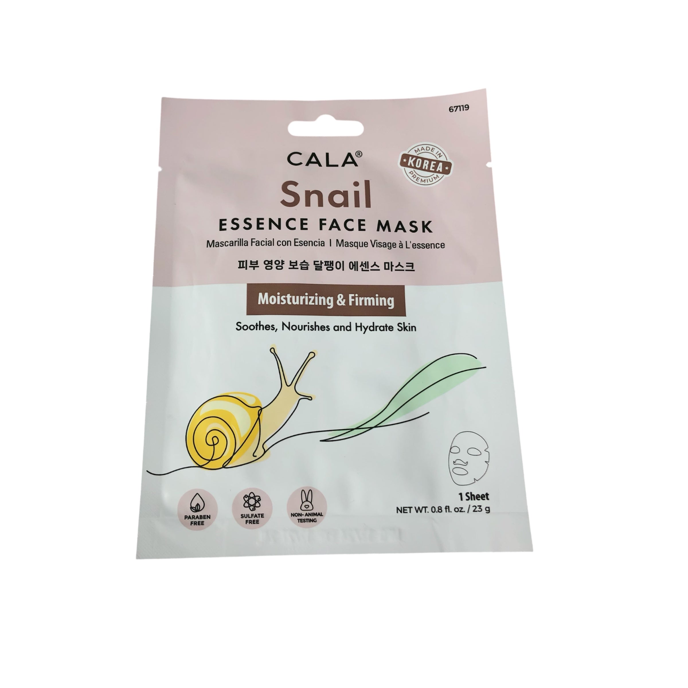 Mascarilla Facial Hidratante Cala