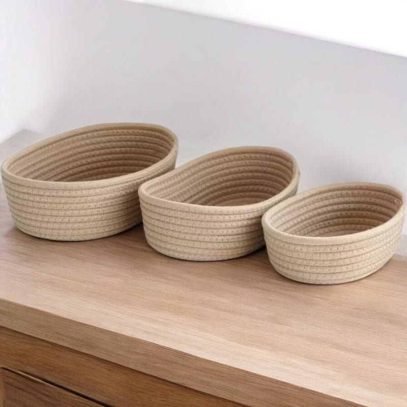 Cesta Eli Rectangular Gde - Color Platino