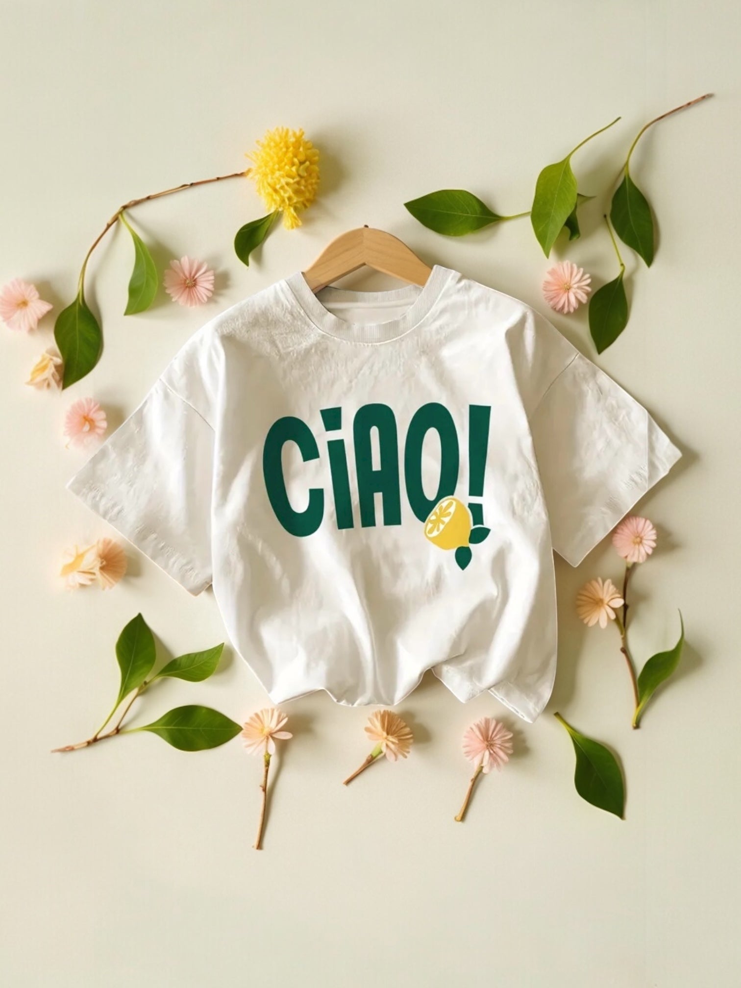 Camiseta Ciao - Color Platino