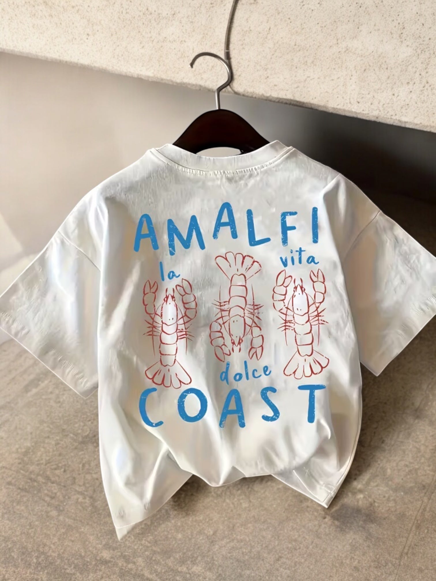 Camiseta Amalfi Coast - Color Platino