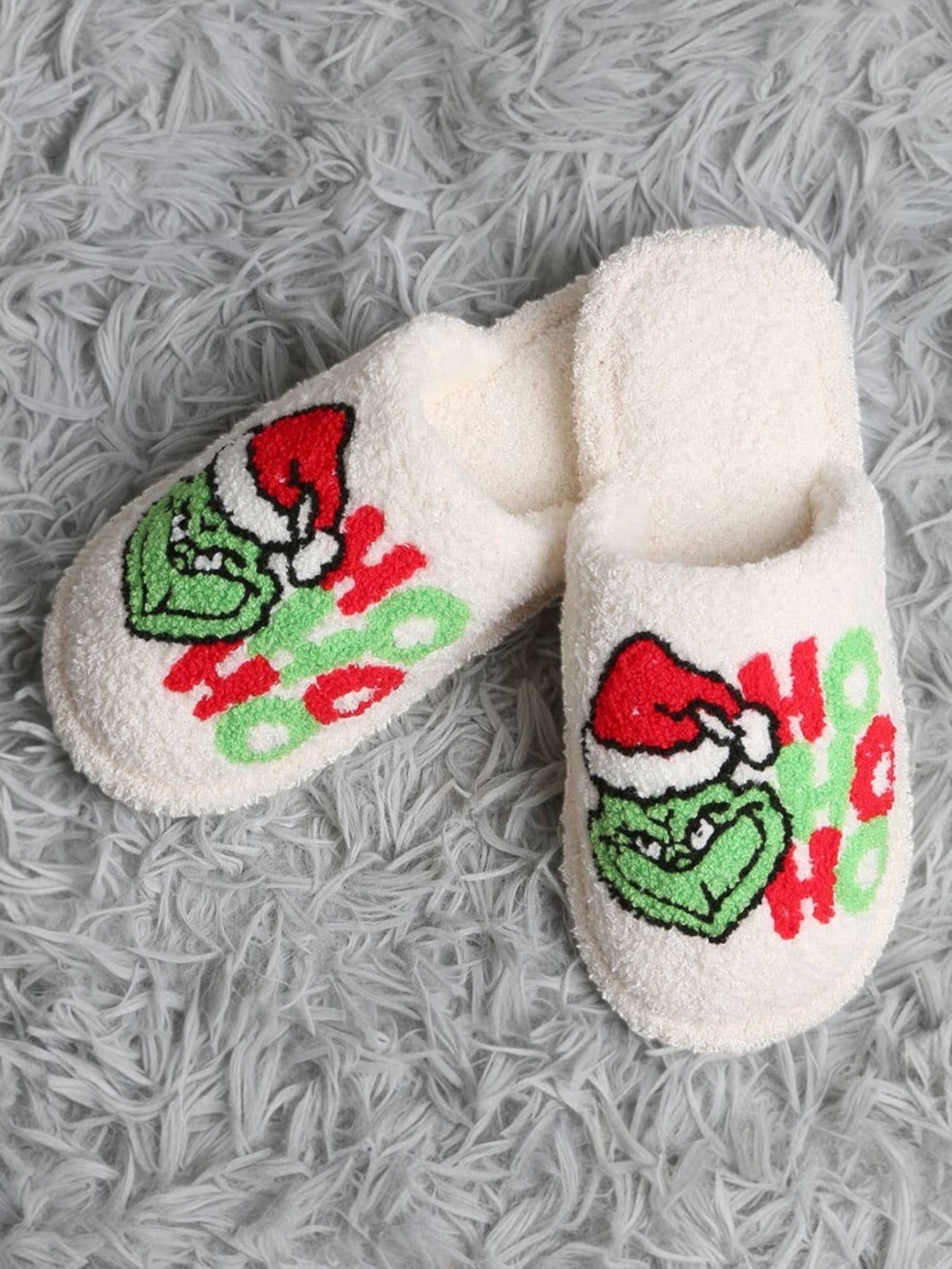 Pantuflas Hoho Grinch - Color Platino