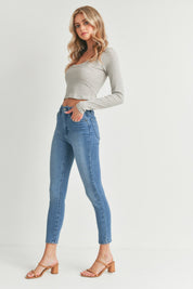 Jeans Skinny Vintage - Color Platino
