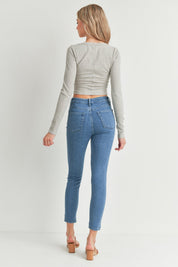 Jeans Skinny Vintage - Color Platino