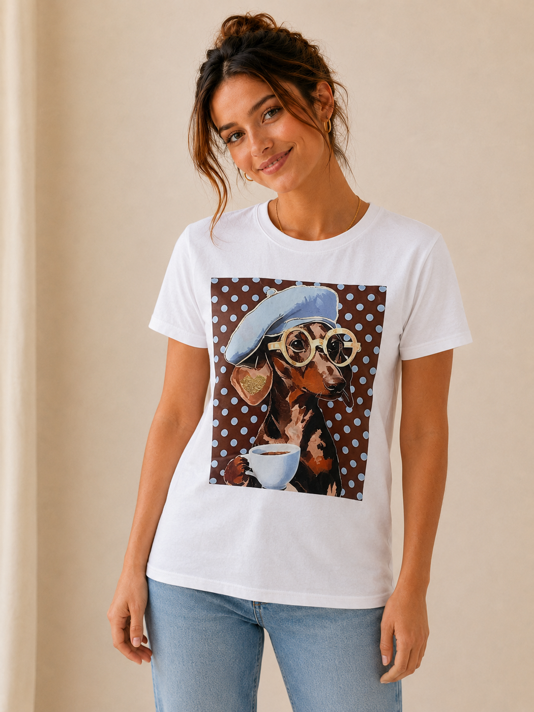 Camiseta Salchicha Puntos