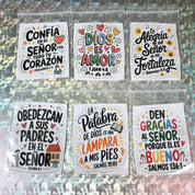 Sticker Biblicos - Color Platino