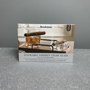 Set Vaso Con Porta Puro y Cenicero