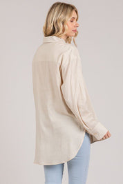 Camisa Vesna - Color Platino