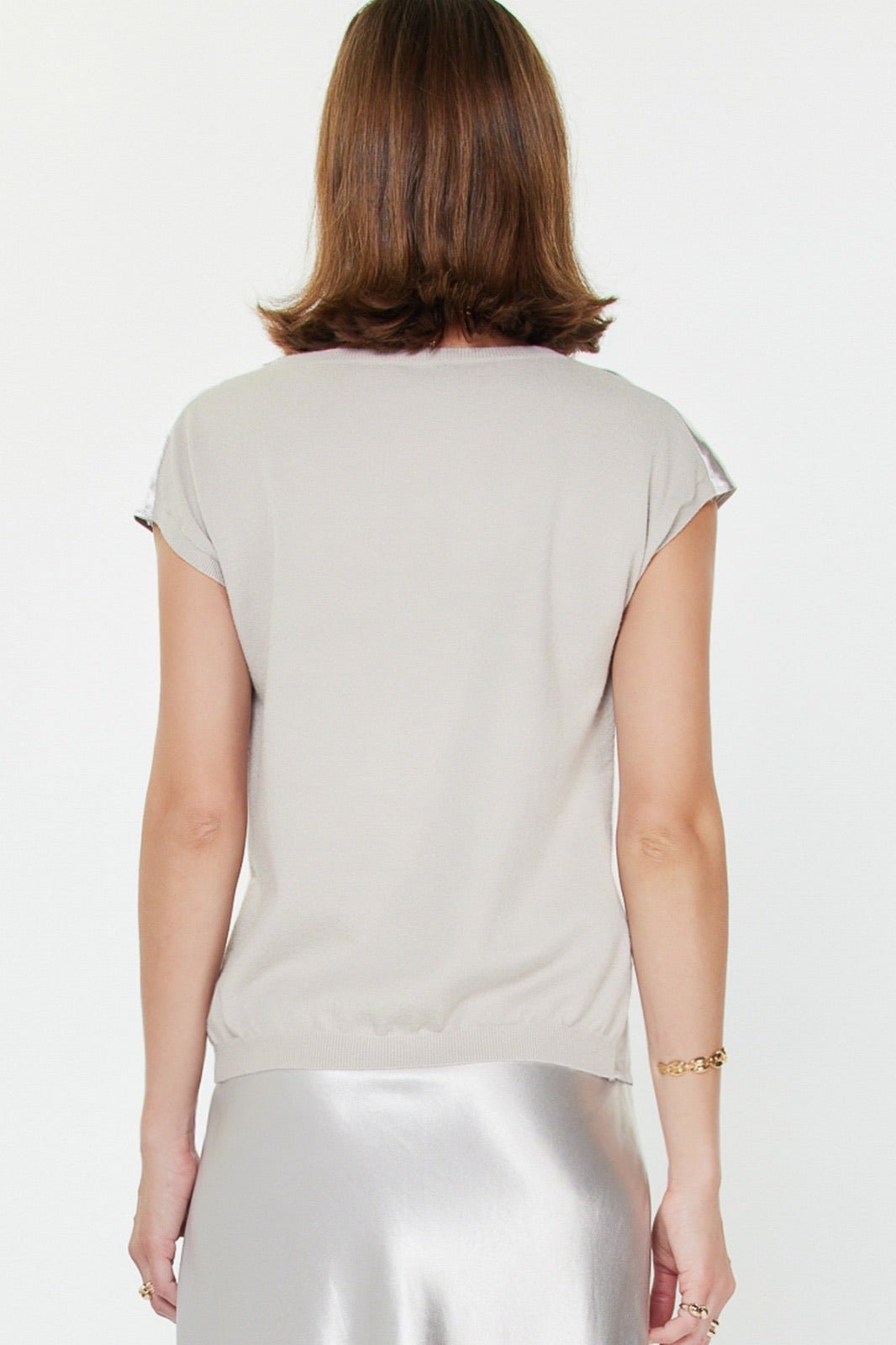 Blusa Elodie - Color Platino