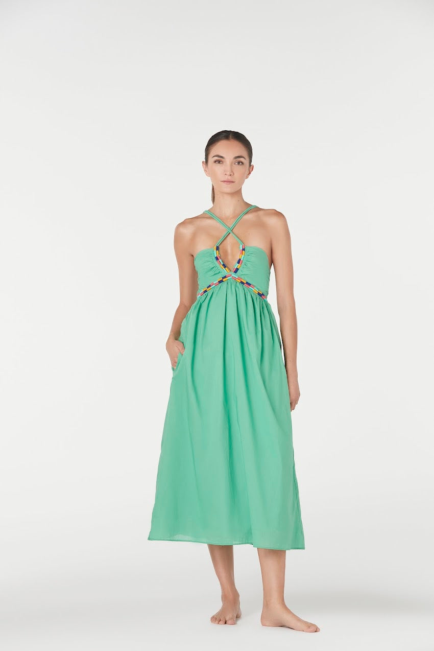 Vestido Vera Matcha