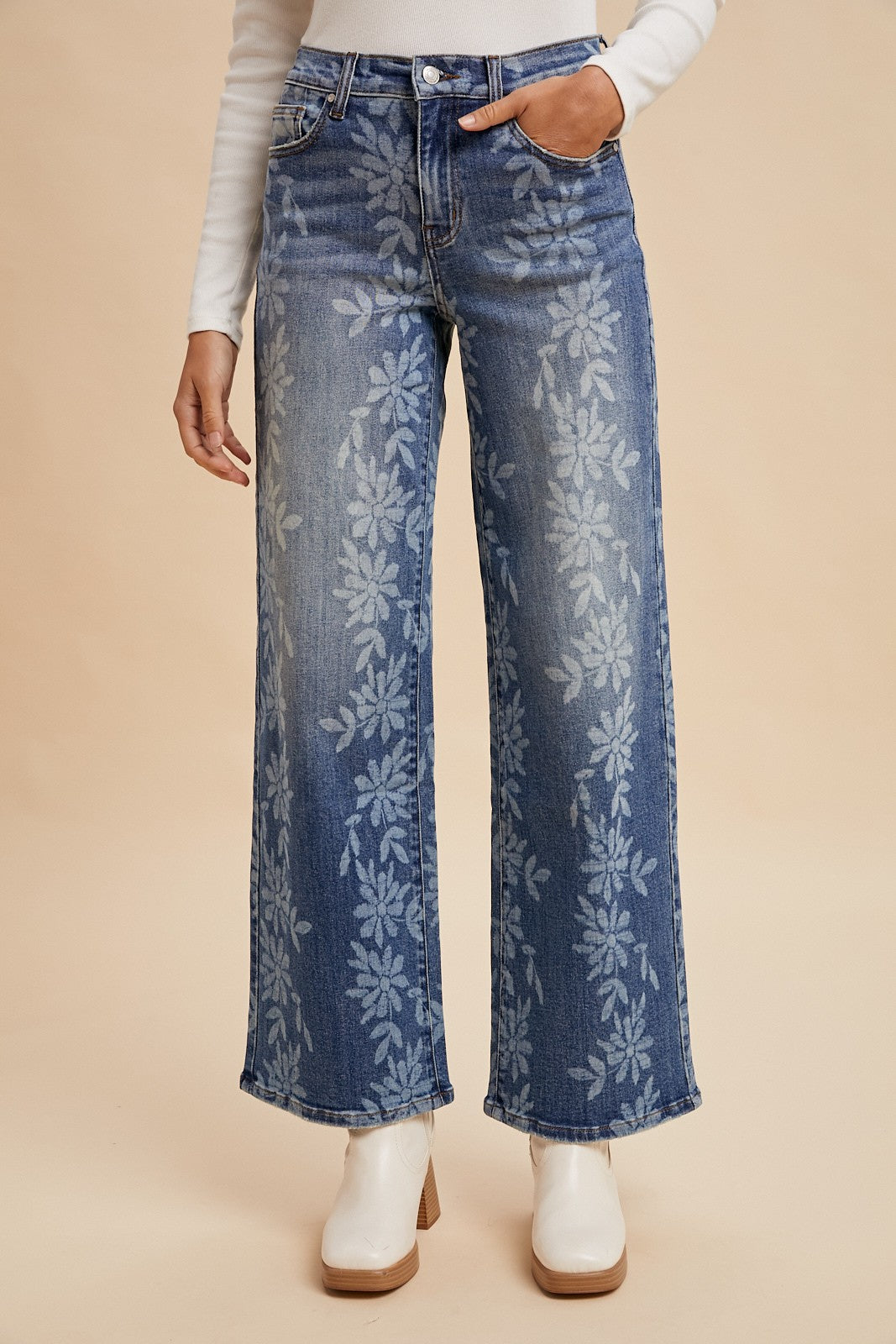Tina Color Code Jeans Tina – Color Platino
