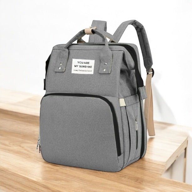 Mochila P/Pañales - Color Platino