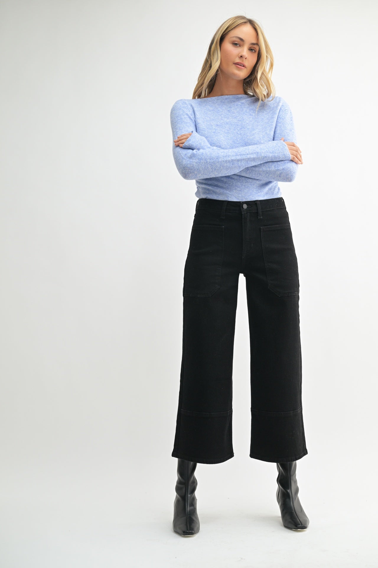 Jeans Hight Rise Cropped