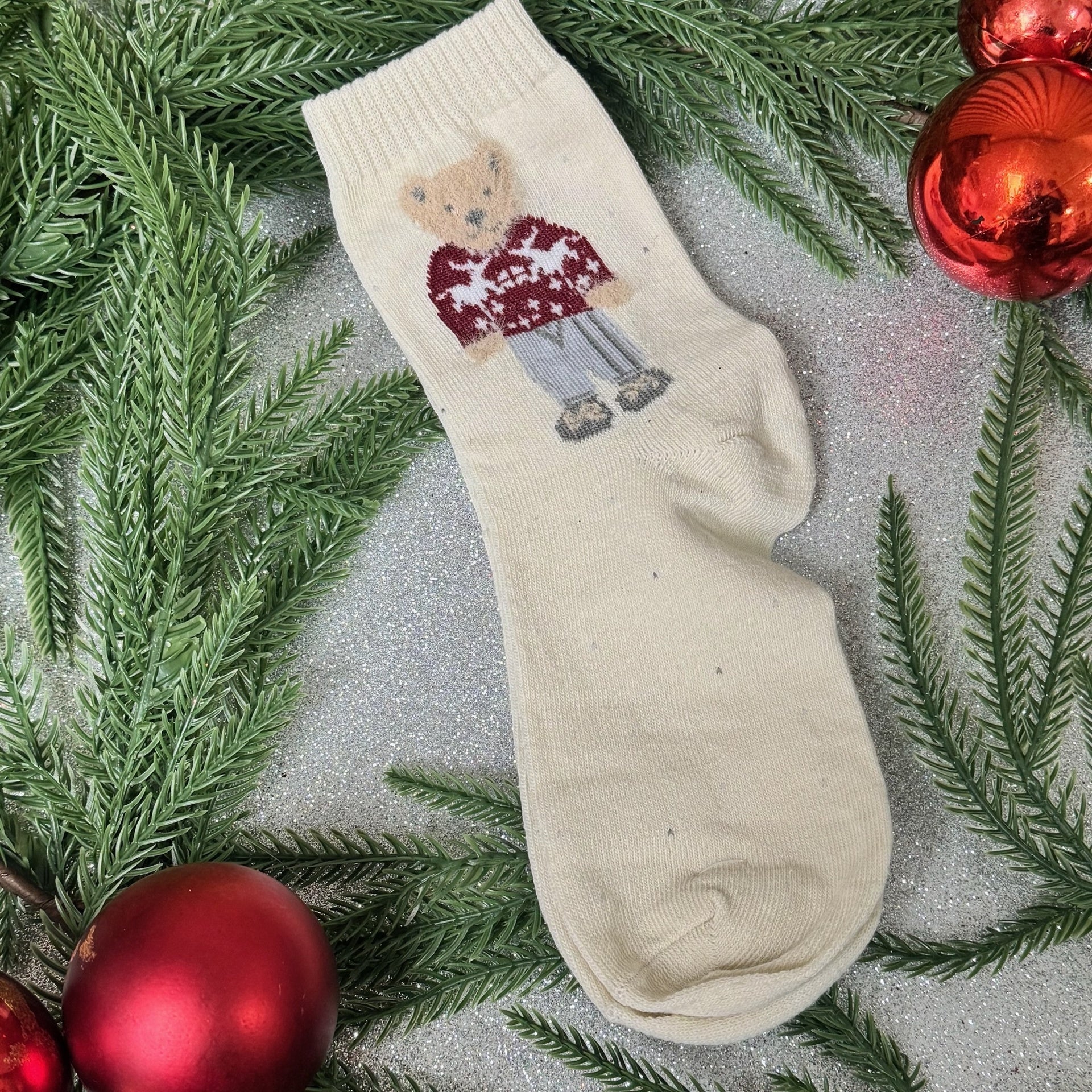 Calcetines Osos - Color Platino