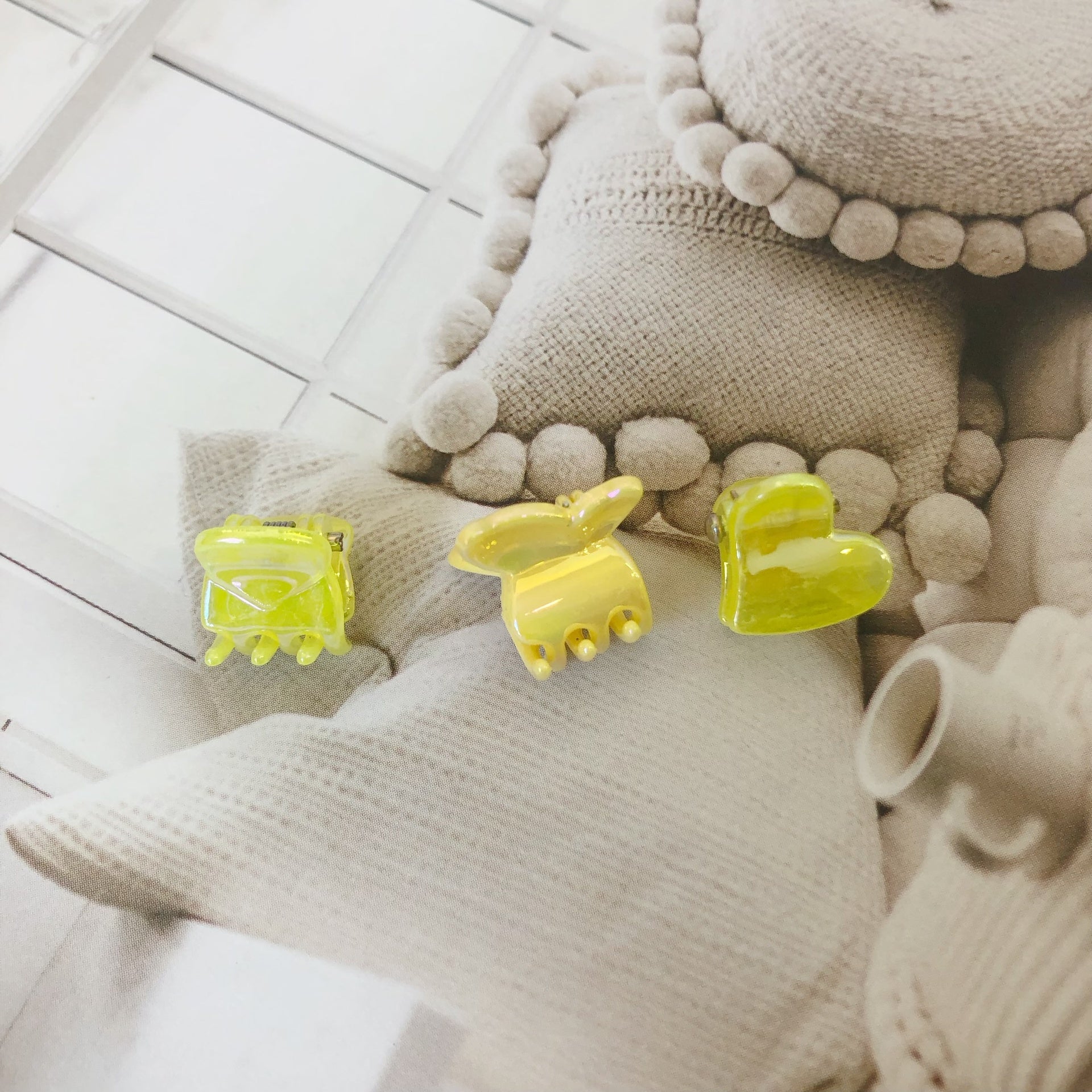 Mini Ganchos Figuritas - Color Platino