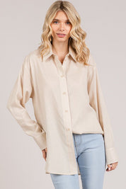 Camisa Vesna - Color Platino