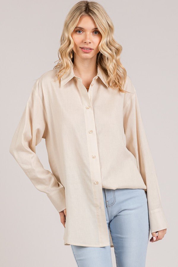 Camisa Vesna - Color Platino