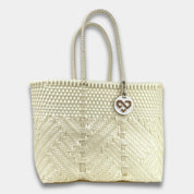 Tote Bag Glimmer G - Color Platino