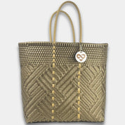 Tote Bag Glimmer - Color Platino