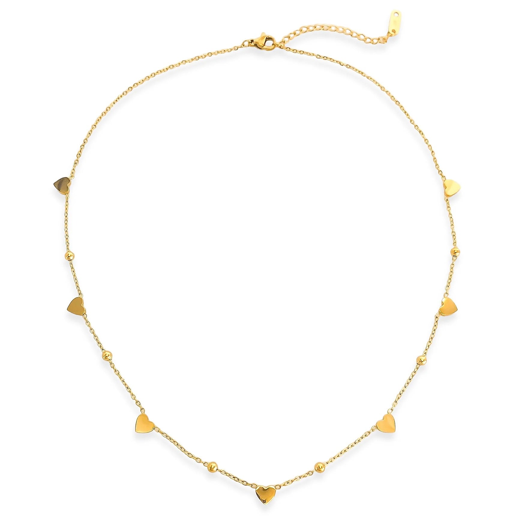 Collar Any - Color Platino