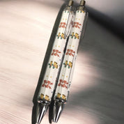 Plumas Figuras Navideñas - Color Platino