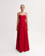 Vestido Sarah Escarlata