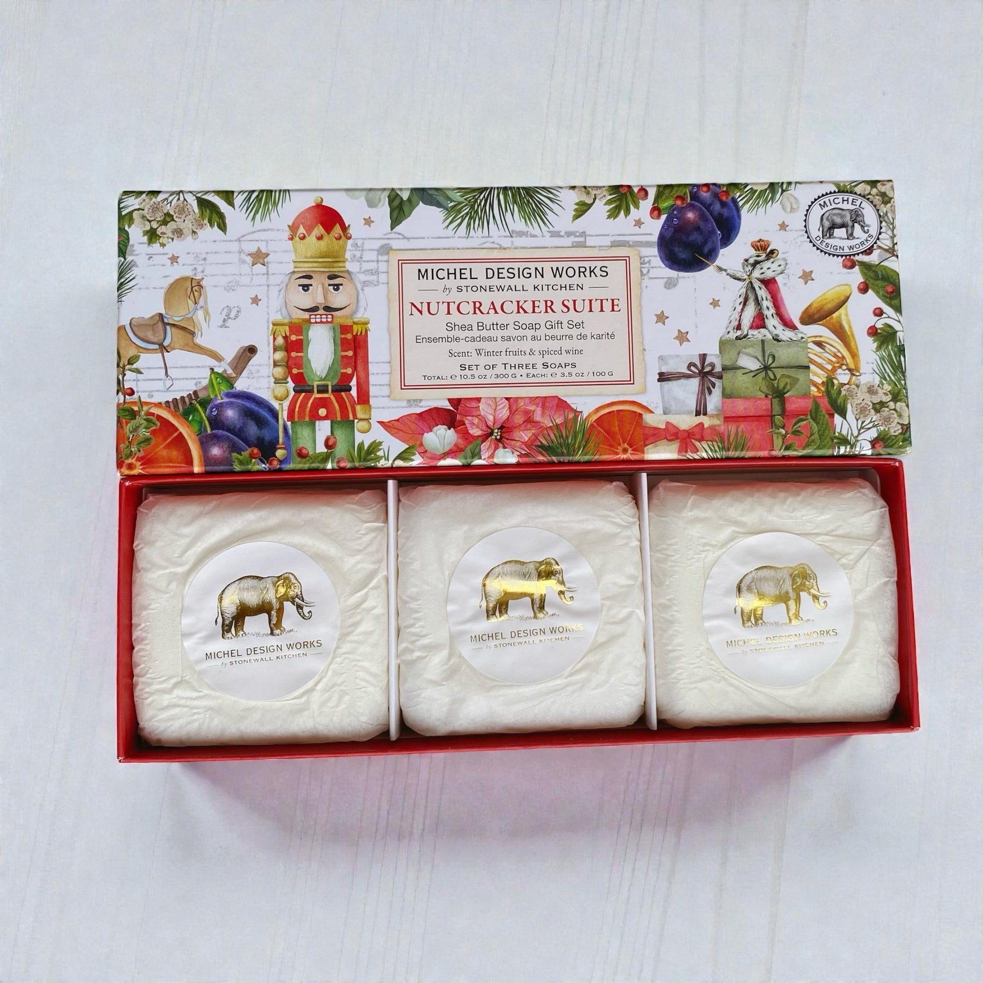 Set de 3 Jabones Cascanueces