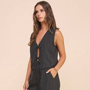 Chaleco Gara - Color Platino