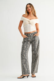 Jeans Mid Rise Barriel