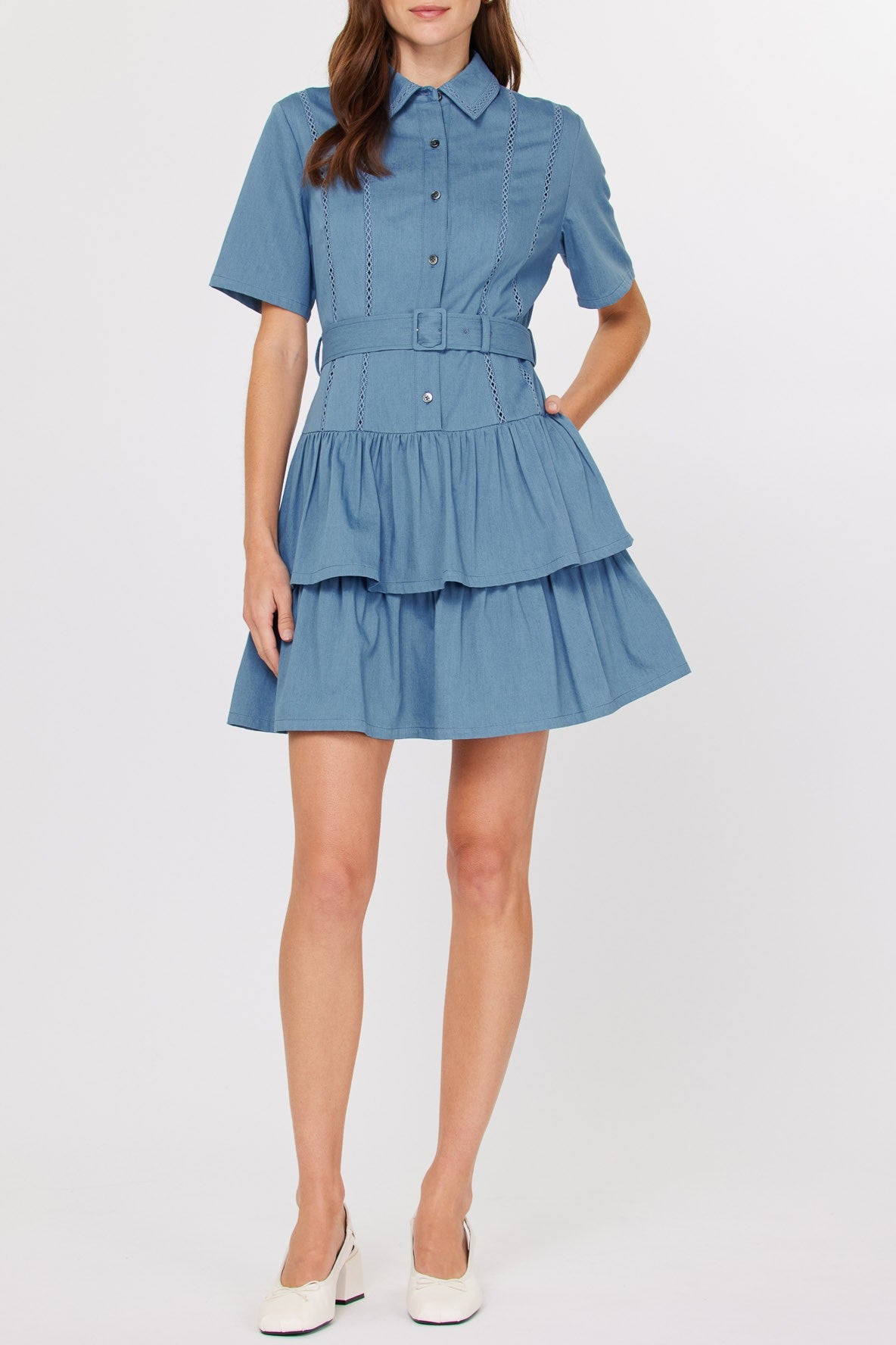 Vestido Gala - Color Platino