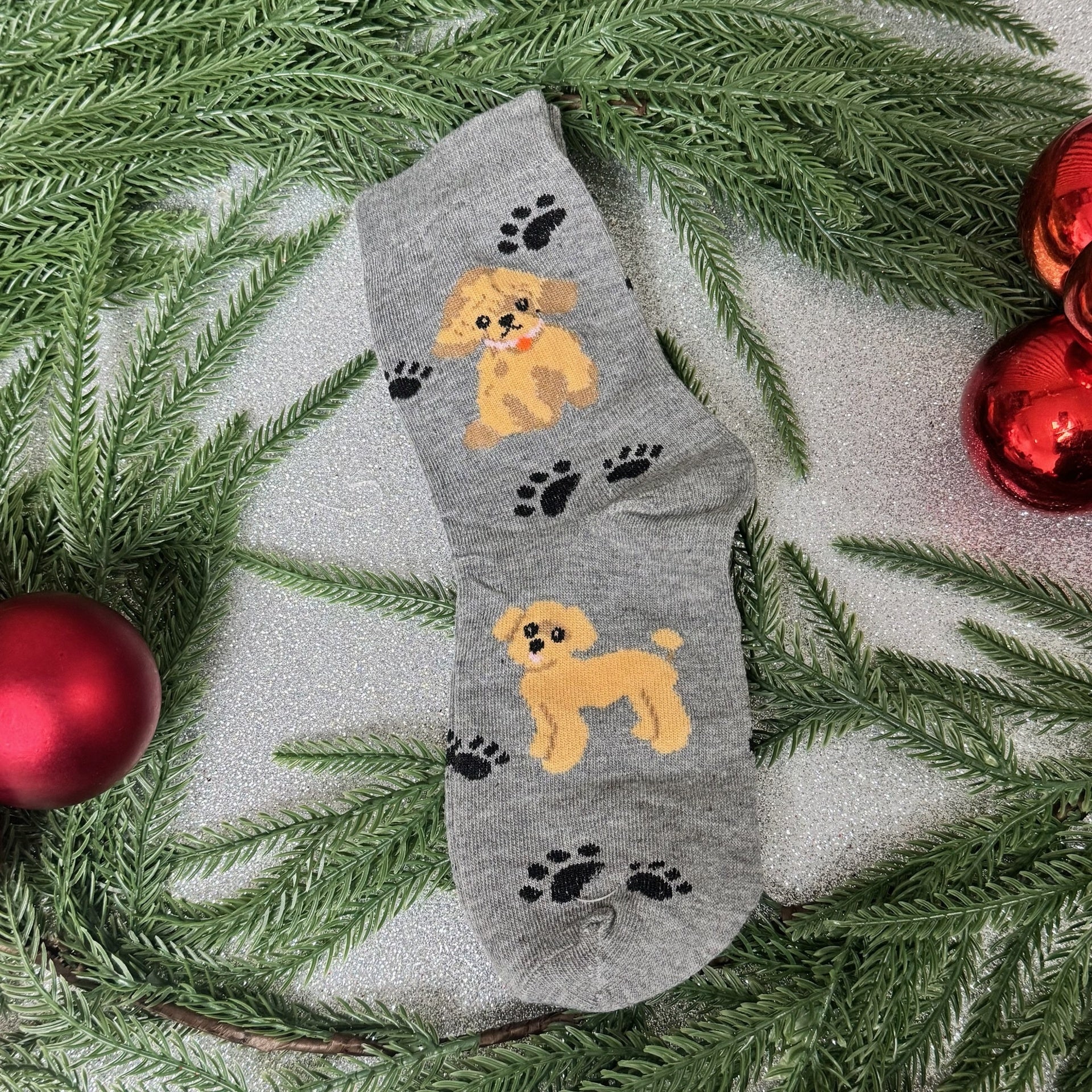 Calcetines Perritos - Color Platino