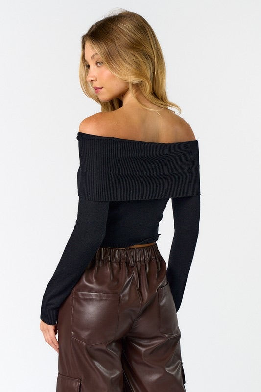 Crop Top Sweater Halia