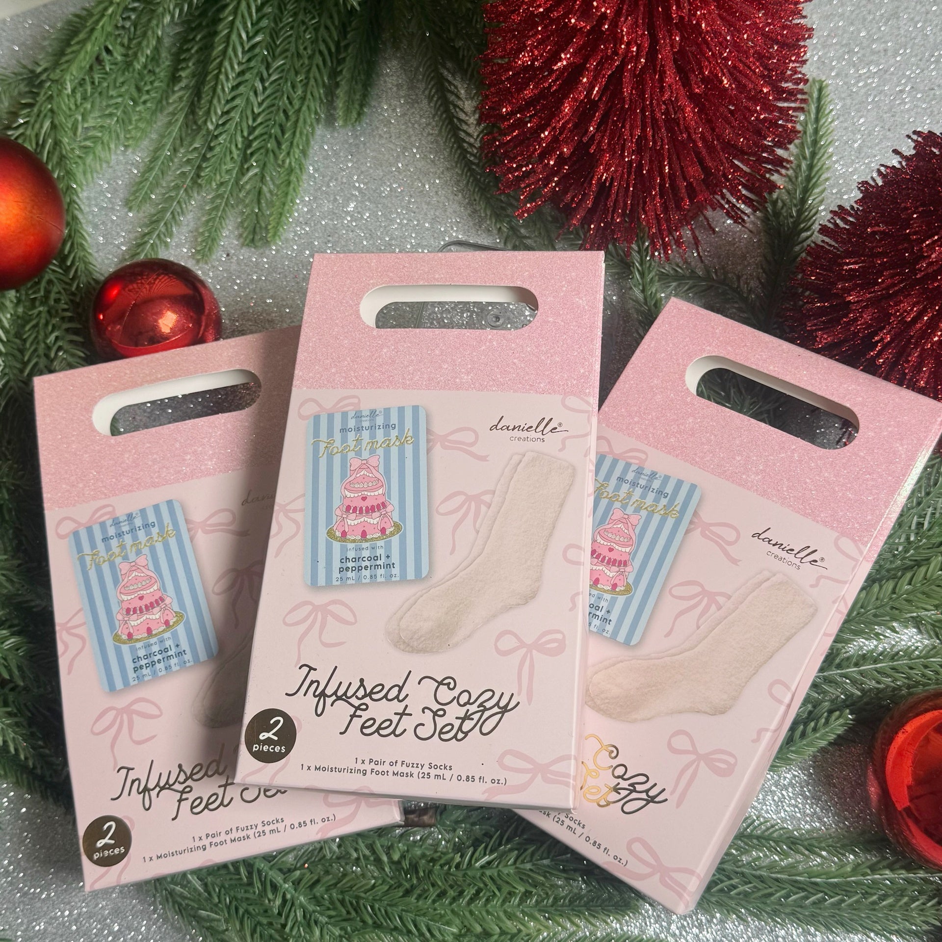 Set Mascarilla y Calcetines Para Pie