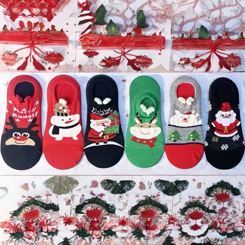 Tobilleras Navideñas - Color Platino