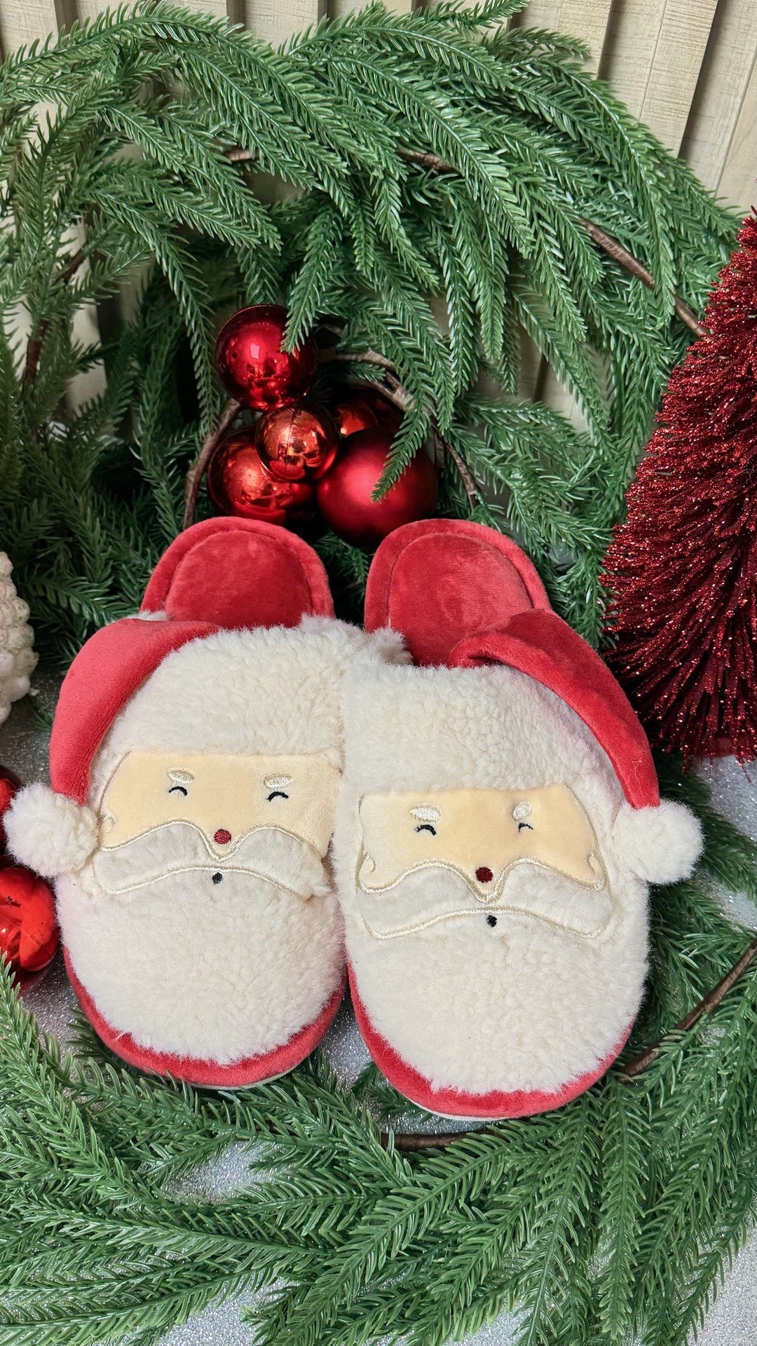 Pantuflas Santa Claus