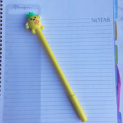 Plumas frutas c/caritas - Color Platino