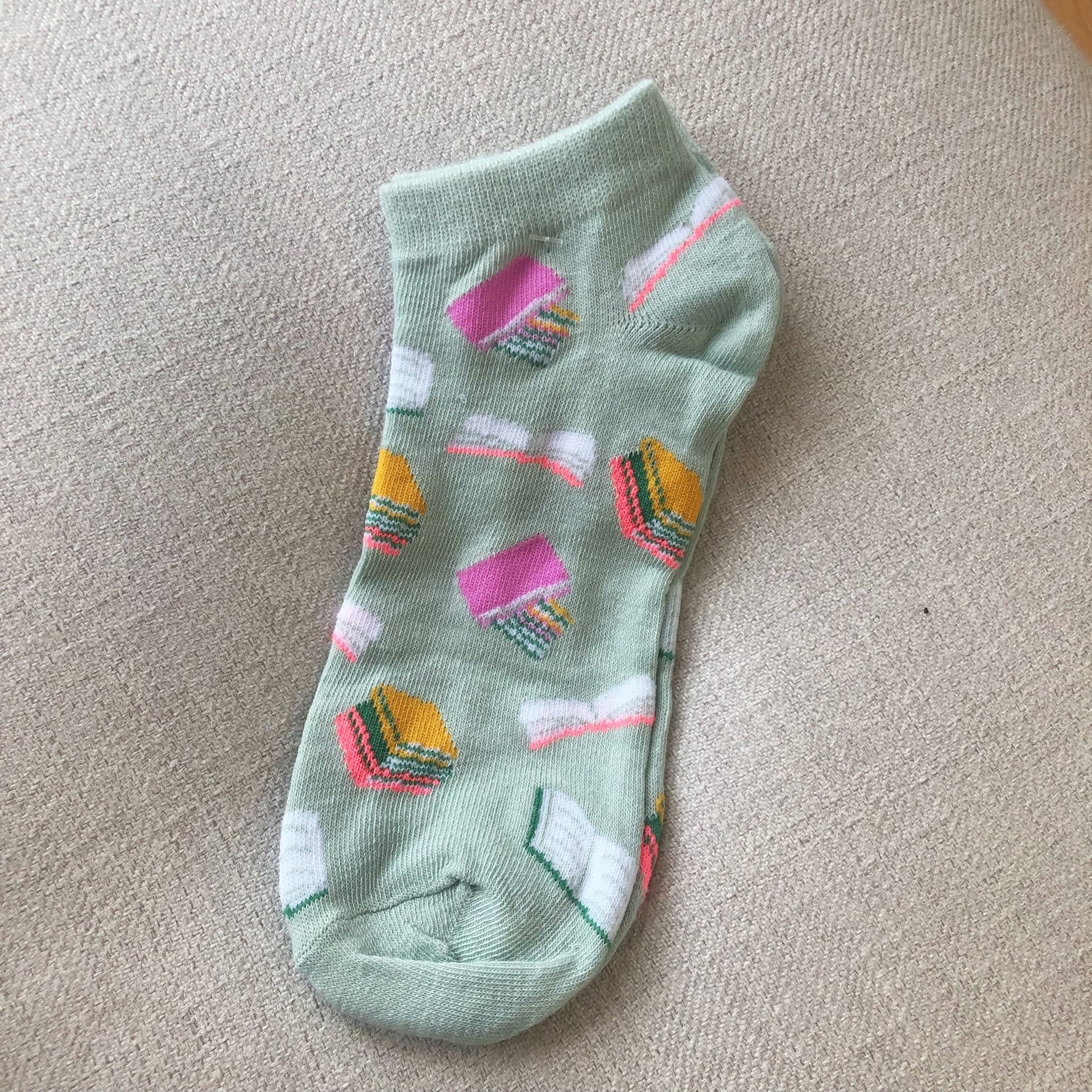 Calcetines Book Figuras - Color Platino