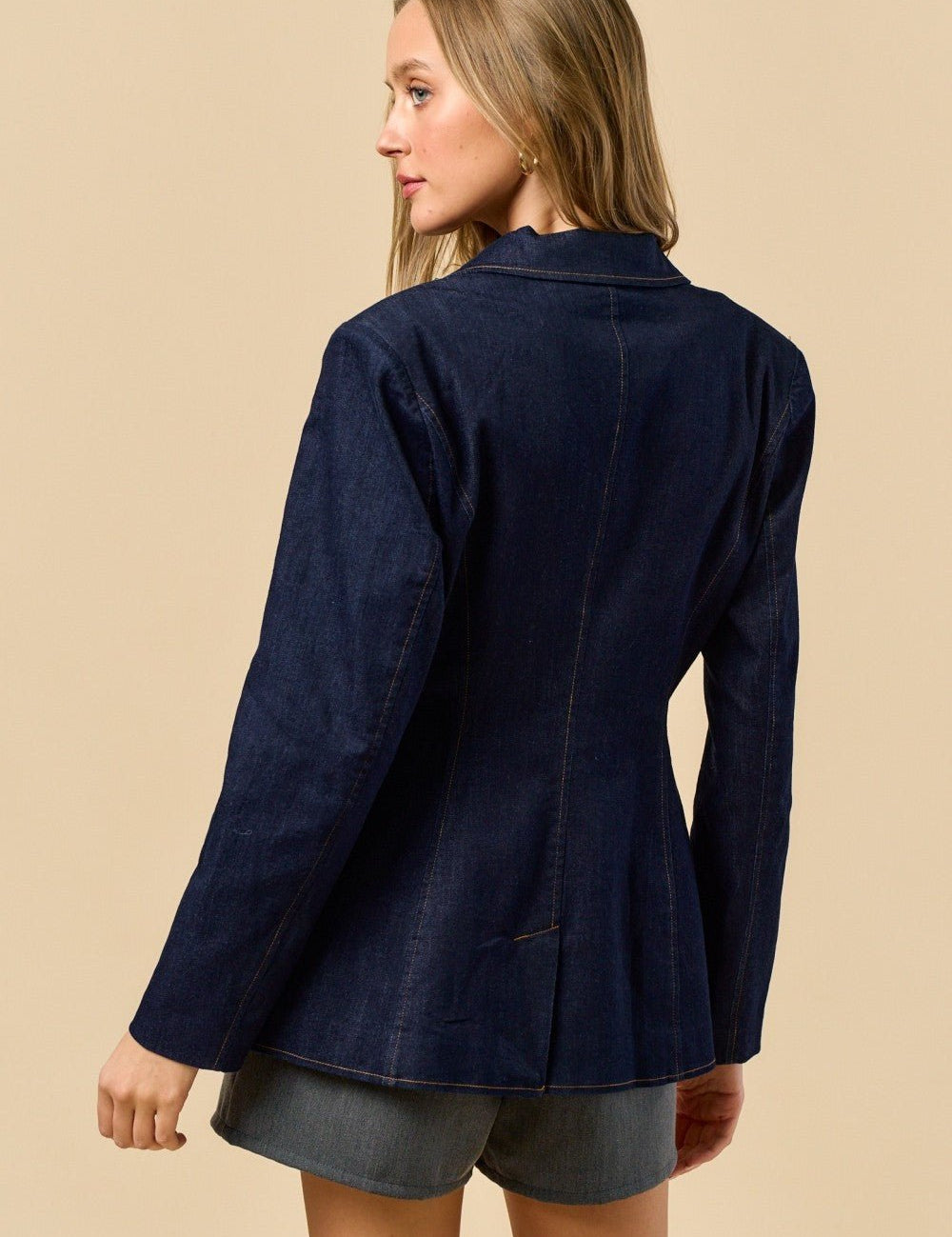Jacket Oleve - Color Platino