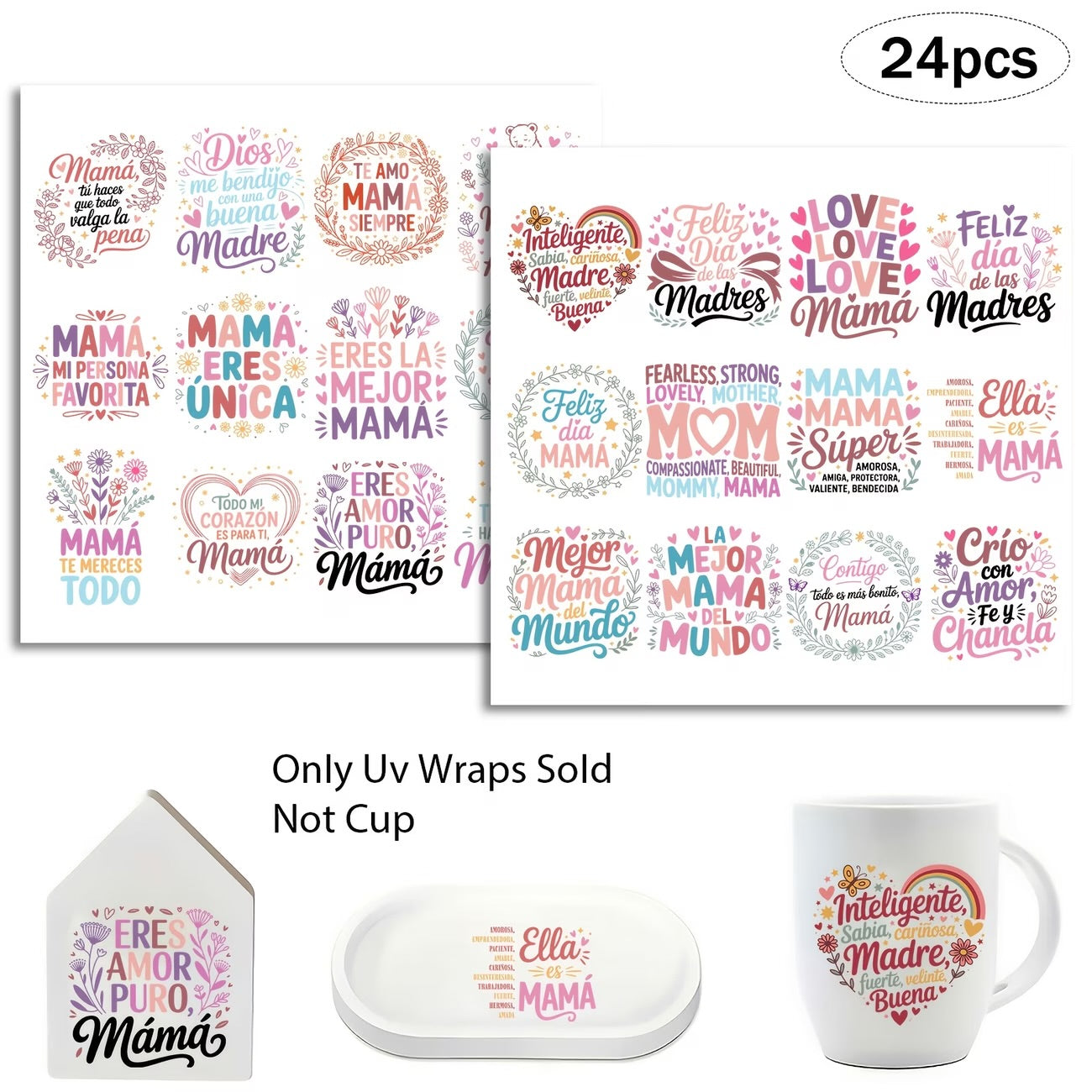 Sticker mensaje de Mamá