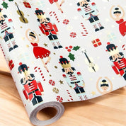 Rollo Papel Navideño - Color Platino