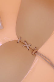 Lace - Up Adhesive Bra - Color Platino