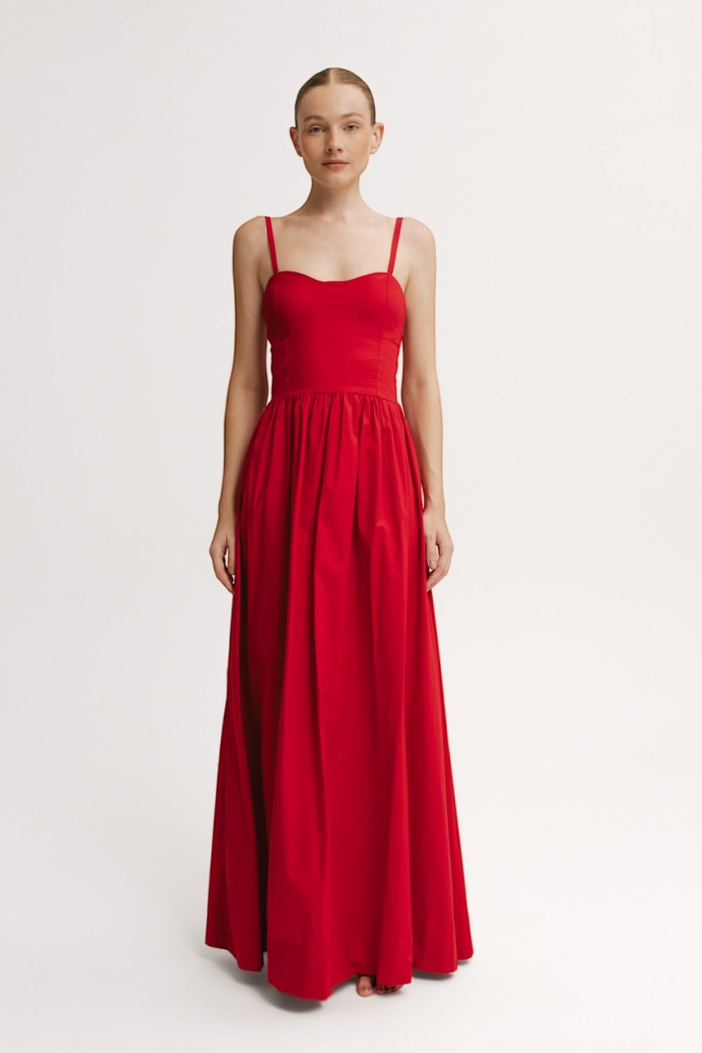 Vestido Sarah Escarlata