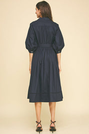 Vestido Mahalia - Color Platino