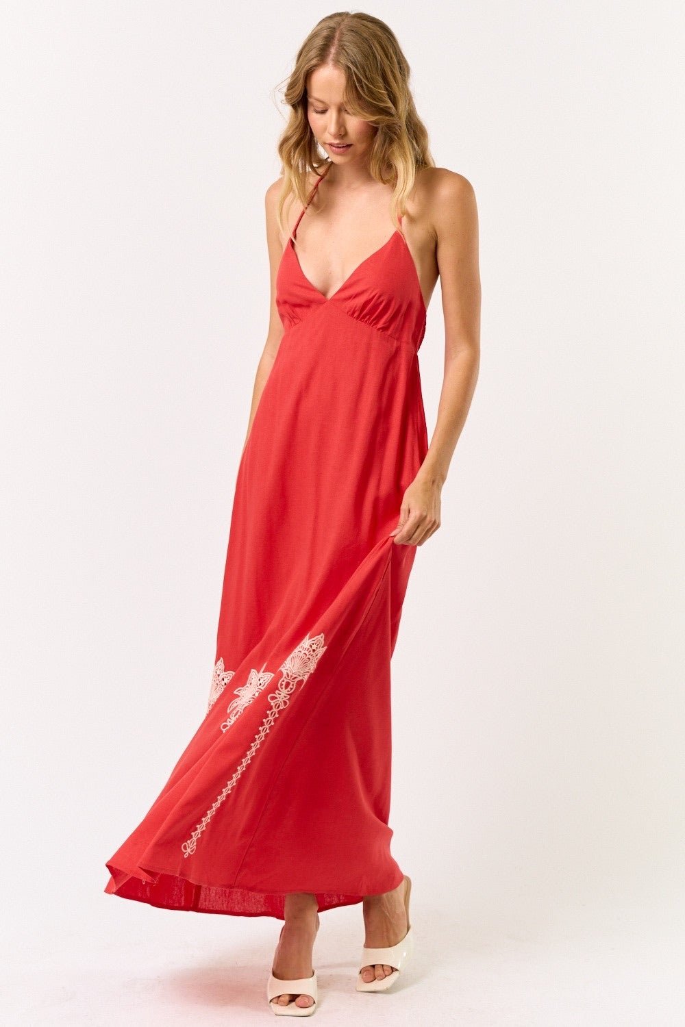 Vestido Mischa - Color Platino