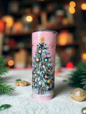 Termo Skinnys Navideño - Color Platino