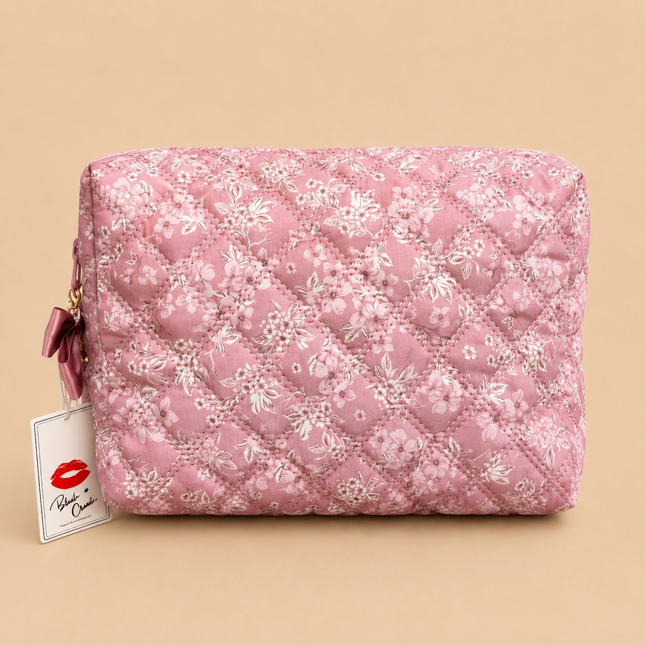 Cosmetiquera Rosa Blush Cruz