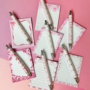 Set Notas Adhesivas y Pluma