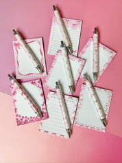 Set Notas Adhesivas y Pluma