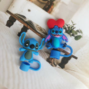 Protector de Pajilla Stitch - Color Platino